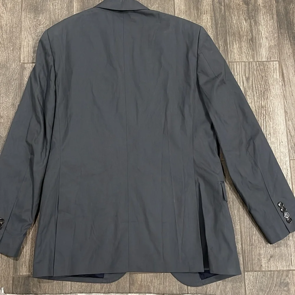 NWT J. Crew Ludlow Charcoal Italian Cotton Blazer